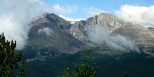Longs Peak and the Diamond from the Twin Sisters Trail - Mt Meeker (left) & Mt Lady Washington (right),
                           Rocky Mountain National Park, Colorado