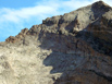 A close up view of Pagoda Mountain and it&rsquo;s west ridge line from Mount Orton