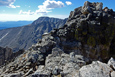 The summit tower of Shoshoni Peak, Indian Peaks Wilderness Area