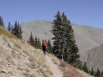 final shot of the south side of San Luis Peak, working our way up to the final pass leading back to the West Willow Creek TH